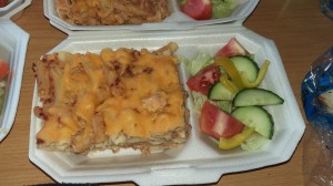 Mac & Cheese with Salad          