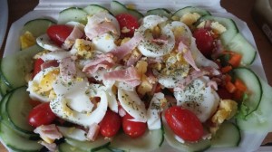 Egg, Ham & Tomato Salad        