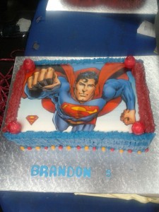 Superman Cake